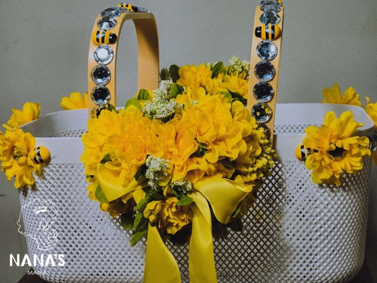 Yellow custom gifting basket collection